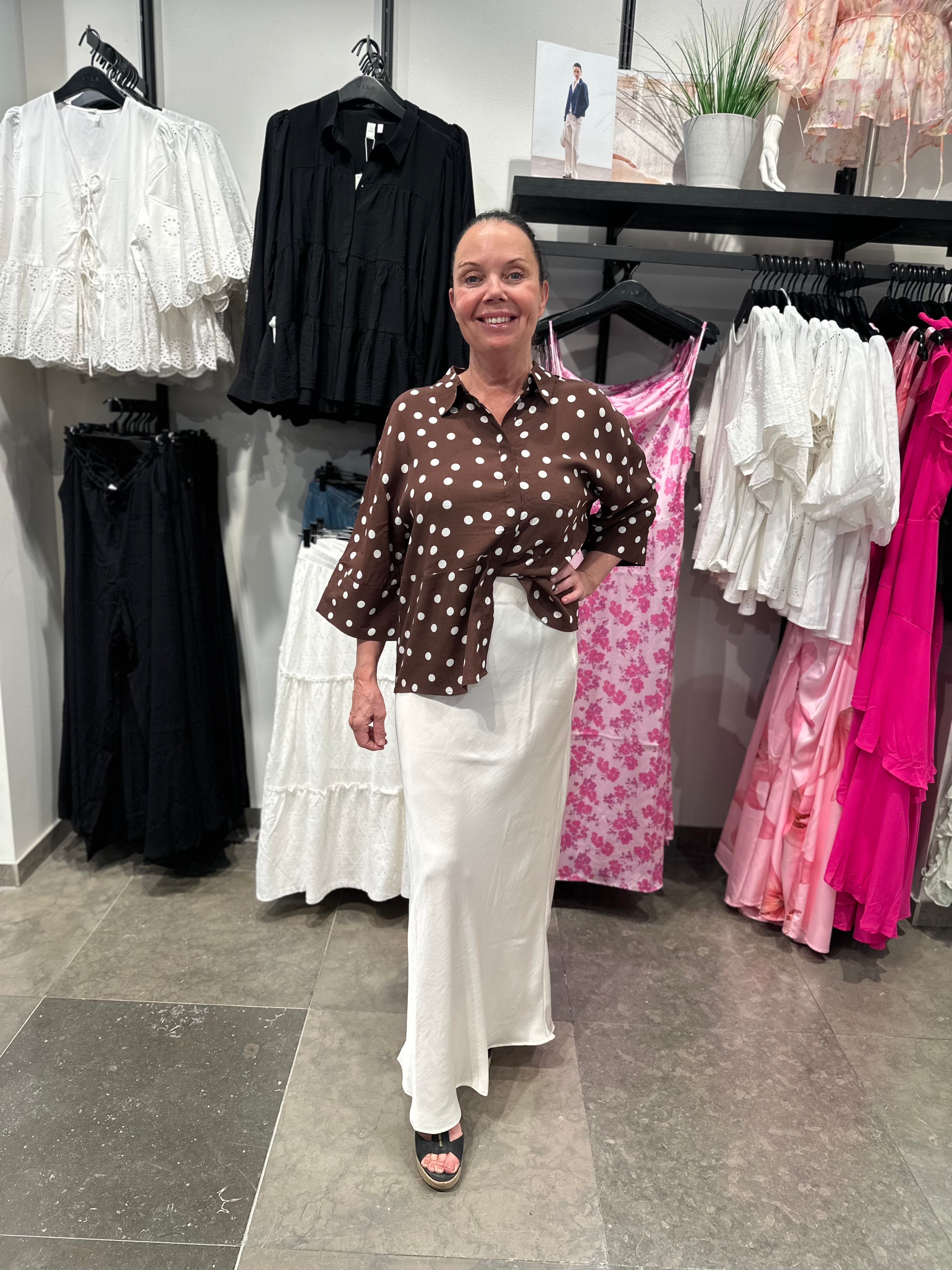 VMELISA Shirt - Chocolate Martini - VERO MODA & VILA Bergvik